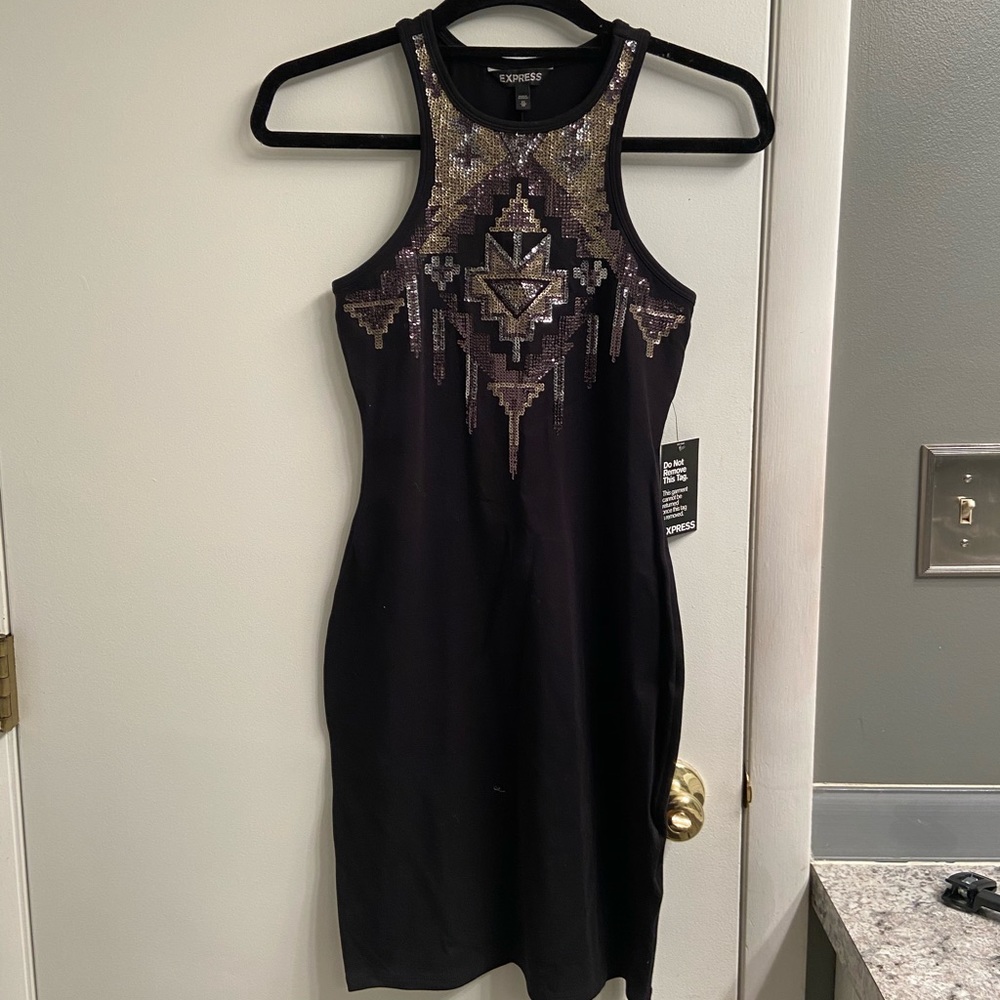 NWT Express sequin dress